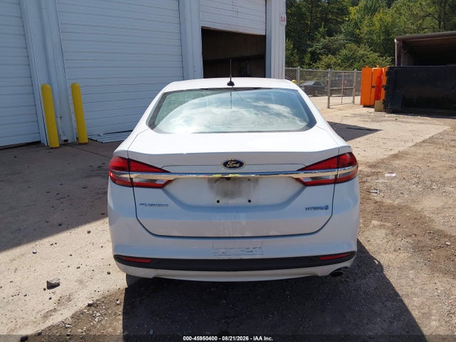 2018 Ford Fusion Hybrid S მანქანა იყიდება აუქციონზე, vin: 3FA6P0UU1JR122523, აუქციონის ნომერი: 45950400