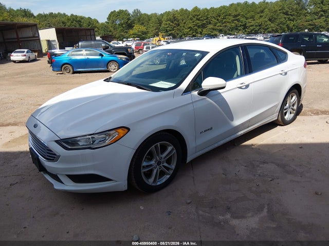 2018 Ford Fusion Hybrid S მანქანა იყიდება აუქციონზე, vin: 3FA6P0UU1JR122523, აუქციონის ნომერი: 45950400