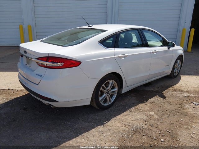 2018 Ford Fusion Hybrid S მანქანა იყიდება აუქციონზე, vin: 3FA6P0UU1JR122523, აუქციონის ნომერი: 45950400