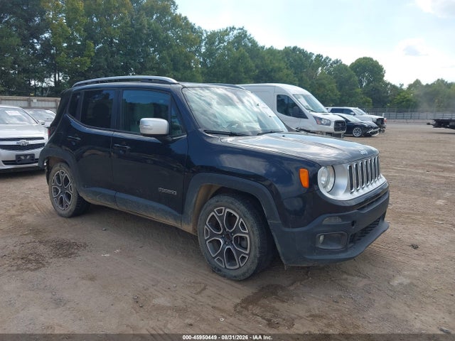 Aukcja sprzedaży 2016 Jeep Renegade Limited, vin: ZACCJADT9GPC65976, numer aukcji: 45950449