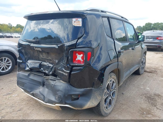 Продажа на аукционе авто 2016 Jeep Renegade Limited, vin: ZACCJADT9GPC65976, номер лота: 45950449