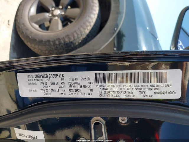 45950548 :رقم المزاد ، 1C6RR7FT0ES249165 vin ، 2014 Ram 1500 Express مزاد بيع