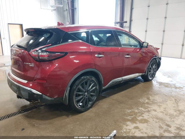Продаж на аукціоні авто 2020 Nissan Murano Platinum Intelligent Awd, vin: 5N1AZ2DS0LN104945, номер лоту: 45950626