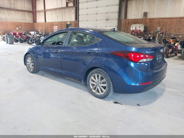2016 Hyundai Elantra Se მანქანა იყიდება აუქციონზე, vin: 5NPDH4AE1GH654157, აუქციონის ნომერი: 45950651