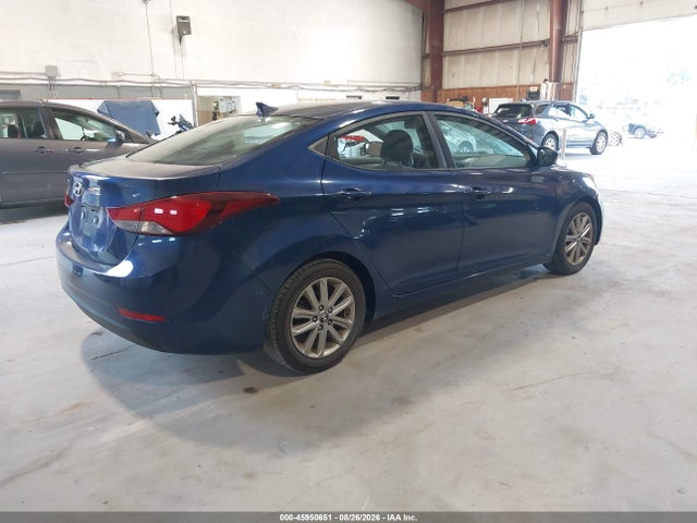 2016 Hyundai Elantra Se მანქანა იყიდება აუქციონზე, vin: 5NPDH4AE1GH654157, აუქციონის ნომერი: 45950651