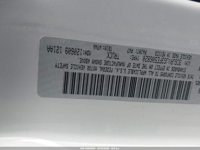 3C6URVJG3FE506820 RAM Promaster 3500 High Roof