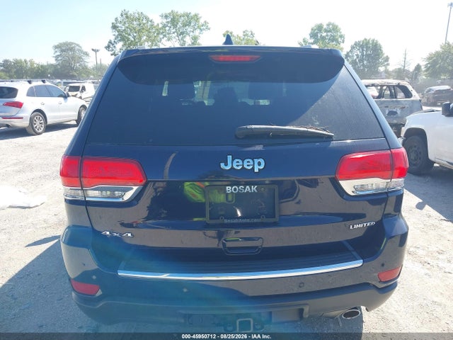 2017 Jeep Grand Cherokee Limited მანქანა იყიდება აუქციონზე, vin: 1C4RJFBG5HC713200, აუქციონის ნომერი: 45950712