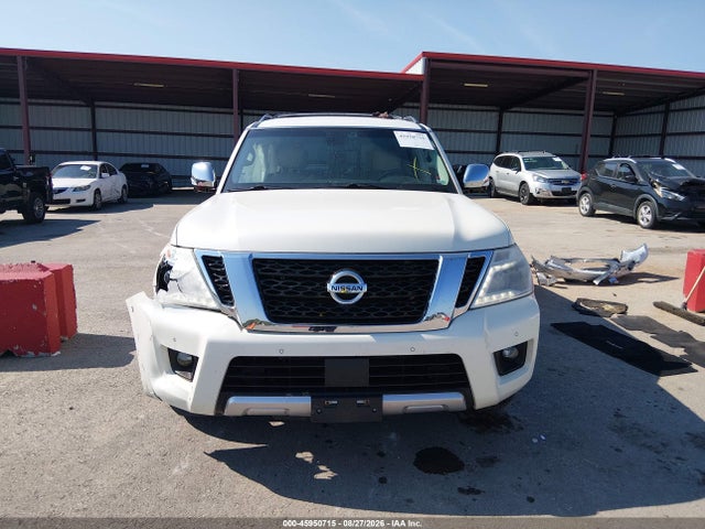 2017 Nissan Armada Platinum მანქანა იყიდება აუქციონზე, vin: JN8AY2NC9H9508524, აუქციონის ნომერი: 45950715