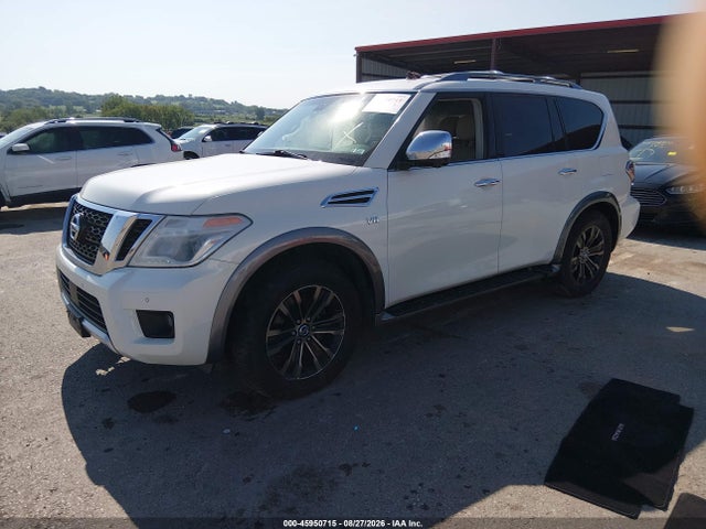 2017 Nissan Armada Platinum მანქანა იყიდება აუქციონზე, vin: JN8AY2NC9H9508524, აუქციონის ნომერი: 45950715