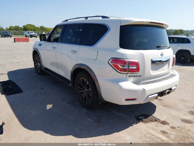 2017 Nissan Armada Platinum მანქანა იყიდება აუქციონზე, vin: JN8AY2NC9H9508524, აუქციონის ნომერი: 45950715