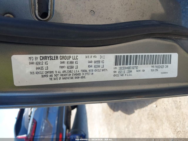 Продажа на аукционе авто 2011 Dodge Caliber Mainstreet, vin: 1B3CB3HA8BD182792, номер лота: 45950812
