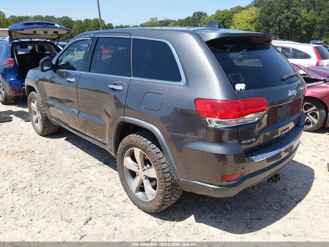 Продажа на аукционе авто 2016 Jeep Grand Cherokee Limited, vin: 1C4RJFBG4GC450521, номер лота: 45950860