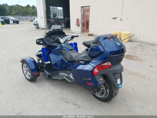 2010 Can-am Spyder Roadster Rt მანქანა იყიდება აუქციონზე, vin: 2BXJBKC15AV001304, აუქციონის ნომერი: 45950866