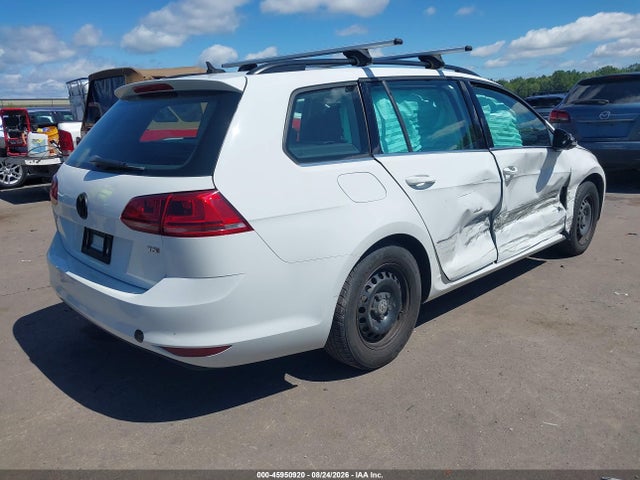 2016 Volkswagen Golf Sportwagen Tsi Se 4-door მანქანა იყიდება აუქციონზე, vin: 3VWC17AU2GM515140, აუქციონის ნომერი: 45950920