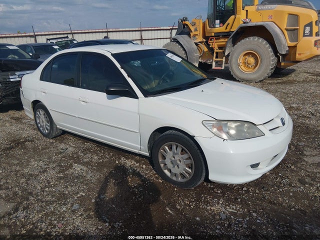 2005 Honda Civic Lx მანქანა იყიდება აუქციონზე, vin: 2HGES16545H566529, აუქციონის ნომერი: 45951362