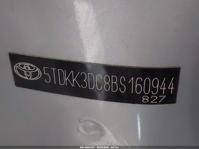 Продаж на аукціоні авто 2011 Toyota Sienna Le V6, vin: 5TDKK3DC8BS160944, номер лоту: 45951431