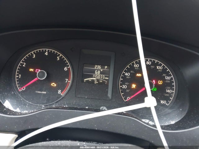 2011 Volkswagen Jetta 2.5l Se მანქანა იყიდება აუქციონზე, vin: 3VWDZ7AJXBM381795, აუქციონის ნომერი: 45951469