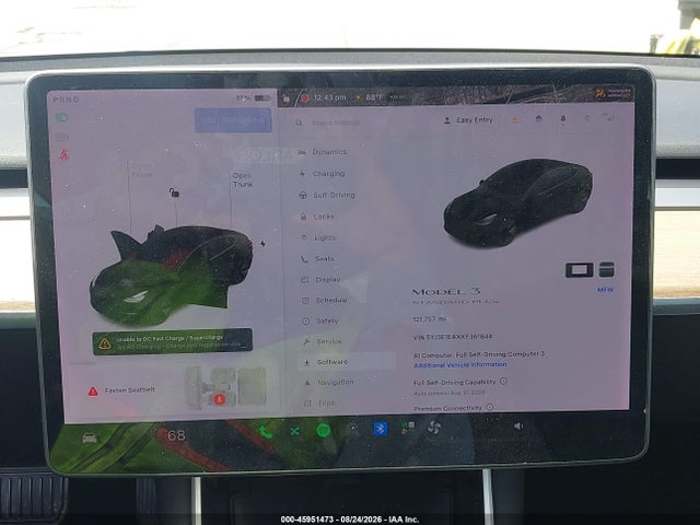 45951473 :رقم المزاد ، 5YJ3E1EAXKF361844 vin ، 2019 Tesla Model 3 Long Range/mid Range/standard Range/standard Range Plus مزاد بيع