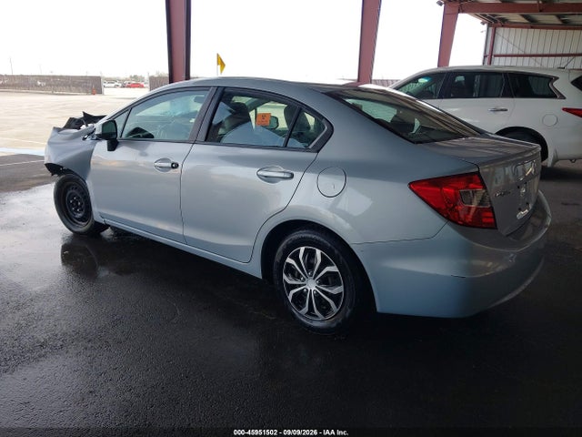 2012 Honda Civic Lx მანქანა იყიდება აუქციონზე, vin: 2HGFB2F57CH517493, აუქციონის ნომერი: 45951502