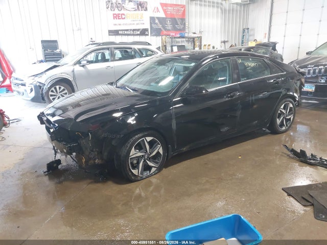 45951551 :رقم المزاد ، KMHLN4AJ1PU070456 vin ، 2023 Hyundai Elantra Hybrid Limited مزاد بيع