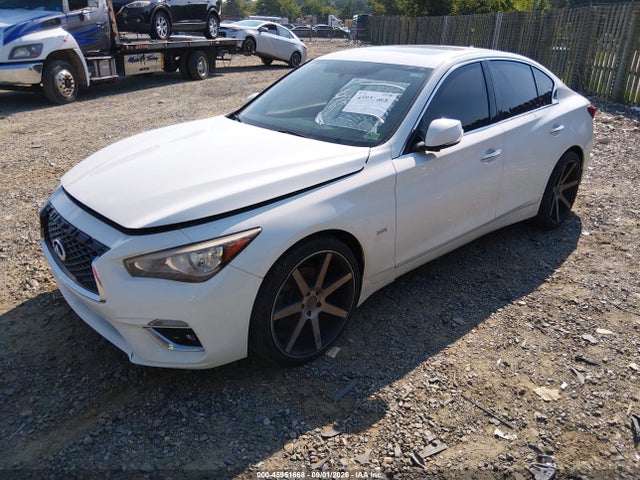 Продажа на аукционе авто 2018 Infiniti Q50 3.0t Luxe, vin: JN1EV7AR8JM444687, номер лота: 45951668