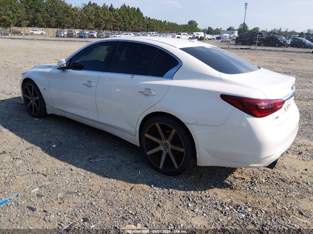 Продажа на аукционе авто 2018 Infiniti Q50 3.0t Luxe, vin: JN1EV7AR8JM444687, номер лота: 45951668