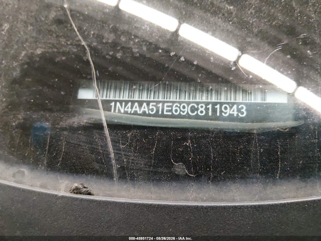2009 Nissan Maxima 3.5 Sv მანქანა იყიდება აუქციონზე, vin: 1N4AA51E69C811943, აუქციონის ნომერი: 45951724