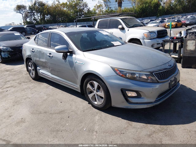 2014 Kia Optima Hybrid Lx მანქანა იყიდება აუქციონზე, vin: KNAGM4AD8E5076486, აუქციონის ნომერი: 45951733
