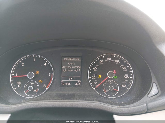45951790 :رقم المزاد ، 1VWBN7A35DC103749 vin ، 2013 Volkswagen Passat 2.0l Tdi Se مزاد بيع