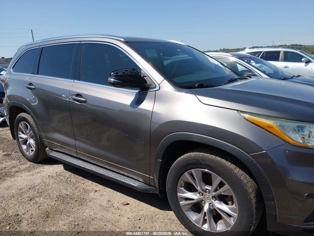 2015 Toyota Highlander Xle V6 მანქანა იყიდება აუქციონზე, vin: 5TDKKRFH3FS085281, აუქციონის ნომერი: 45951791