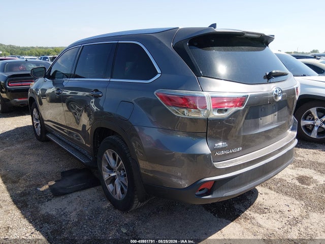 2015 Toyota Highlander Xle V6 მანქანა იყიდება აუქციონზე, vin: 5TDKKRFH3FS085281, აუქციონის ნომერი: 45951791