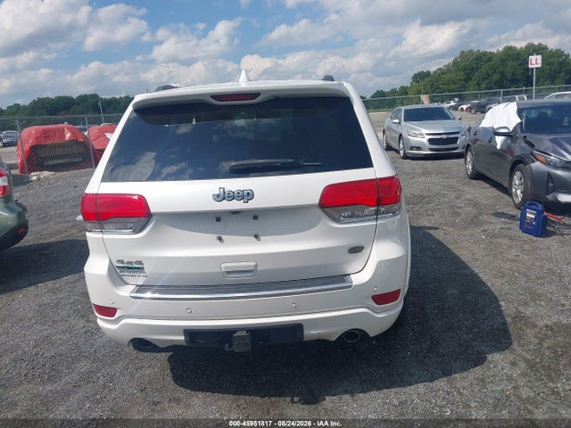 45951817 :رقم المزاد ، 1C4RJFCMXJC395990 vin ، 2018 Jeep Grand Cherokee Overland 4x4 مزاد بيع