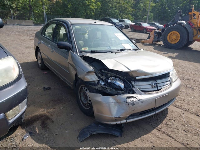Aukcja sprzedaży 2003 Honda Civic Lx, vin: 2HGES16513H616543, numer aukcji: 45951924