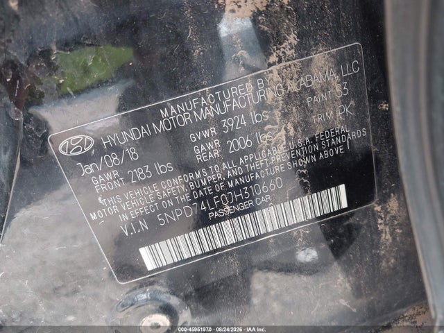 Hyundai ELANTRA SE 2018 5NPD74LF0JH310660 Image 9