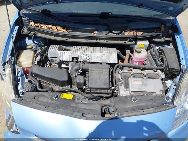 2012 Toyota Prius Plug-in Advanced მანქანა იყიდება აუქციონზე, vin: JTDKN3DP9C3028434, აუქციონის ნომერი: 45951973