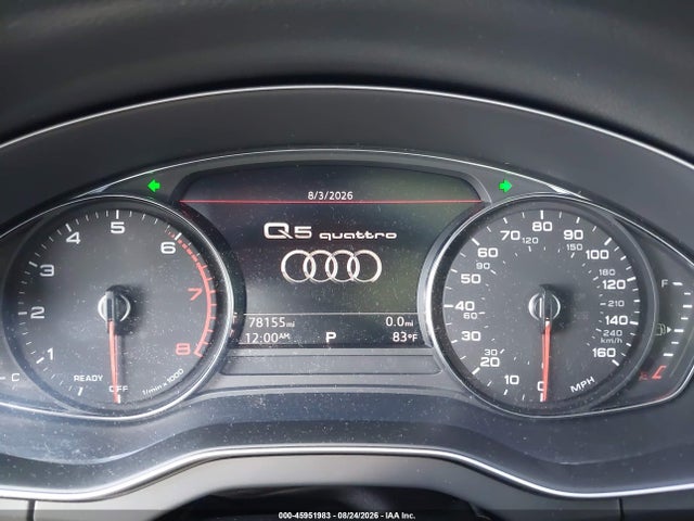 Продажа на аукционе авто 2019 Audi Q5 45 Premium, vin: WA1ANAFY4K2018365, номер лота: 45951983