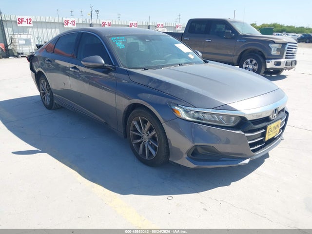 Aukcja sprzedaży 2021 Honda Accord Lx, vin: 1HGCV1F11MA012485, numer aukcji: 45952042