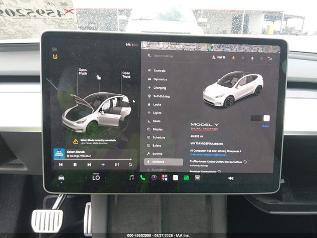7SAYGDEF1RA269349 Tesla Model Y Performance Dual Motor All-wheel Drive