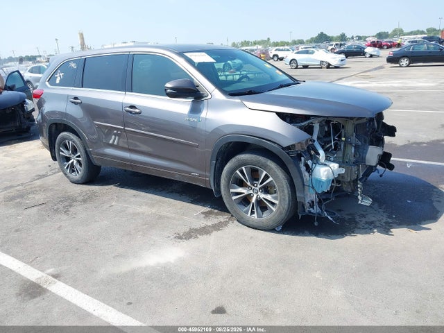 45952109 :رقم المزاد ، 5TDBGRFH3HS026428 vin ، 2017 Toyota Highlander Hybrid Le مزاد بيع