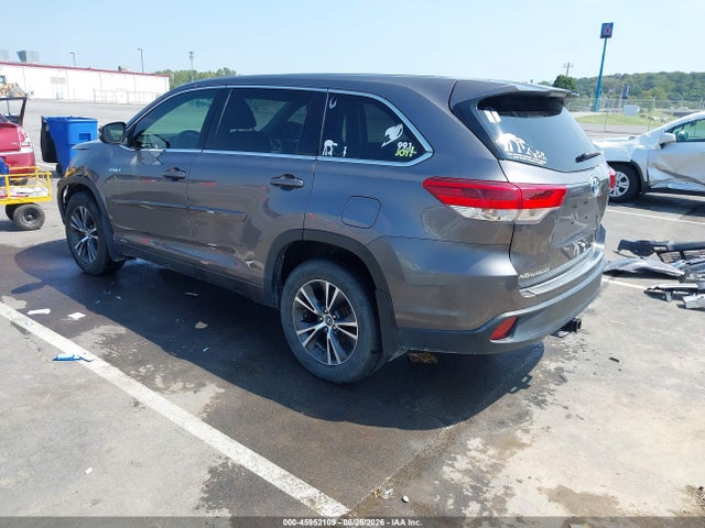 Aukcja sprzedaży 2017 Toyota Highlander Hybrid Le, vin: 5TDBGRFH3HS026428, numer aukcji: 45952109
