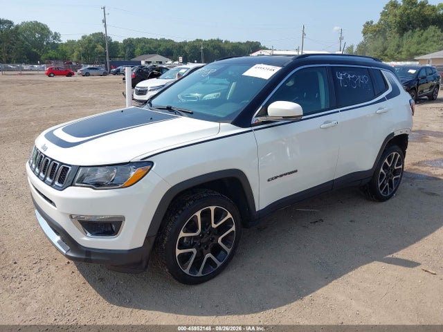 45952148 :رقم المزاد ، 3C4NJDCB0JT100515 vin ، 2018 Jeep Compass Limited 4x4 مزاد بيع