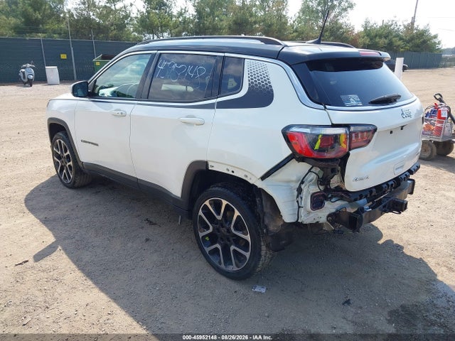 45952148 :رقم المزاد ، 3C4NJDCB0JT100515 vin ، 2018 Jeep Compass Limited 4x4 مزاد بيع