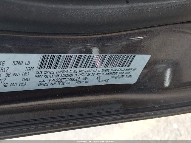 Aukcja sprzedaży 2018 Dodge Journey Se, vin: 3C4PDCAB7JT496228, numer aukcji: 45952154