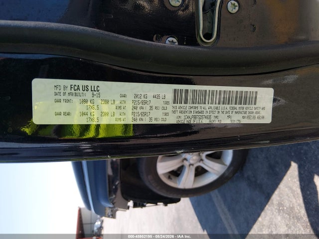 Продажа на аукционе авто 2016 Jeep Patriot Sport, vin: 1C4NJPBB7GD574835, номер лота: 45952195