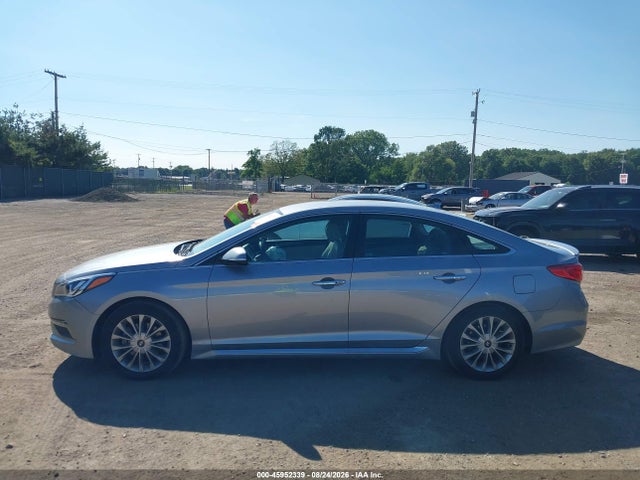 2015 Hyundai Sonata Limited მანქანა იყიდება აუქციონზე, vin: 5NPE34AF5FH030517, აუქციონის ნომერი: 45952339