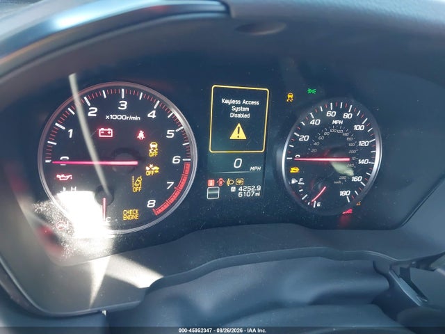 2025 Subaru Wrx Premium მანქანა იყიდება აუქციონზე, vin: JF1VBAH68S9807224, აუქციონის ნომერი: 45952347