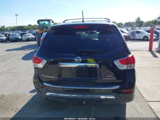 2013 Nissan Pathfinder Platinum მანქანა იყიდება აუქციონზე, vin: 5N1AR2MM7DC658627, აუქციონის ნომერი: 45952417
