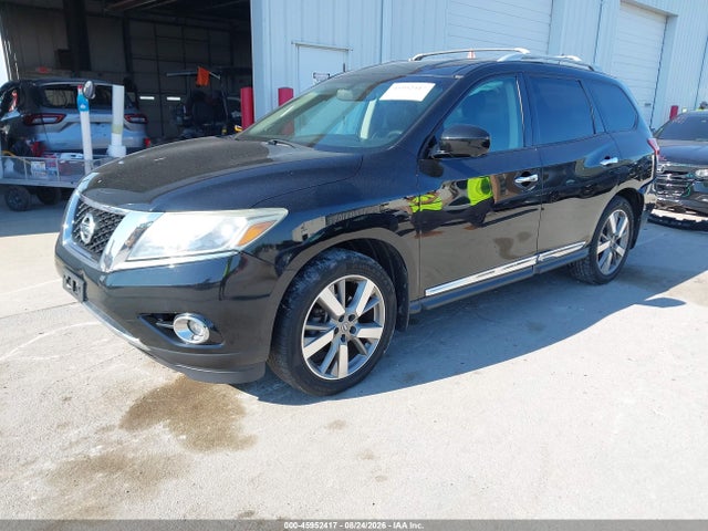 2013 Nissan Pathfinder Platinum მანქანა იყიდება აუქციონზე, vin: 5N1AR2MM7DC658627, აუქციონის ნომერი: 45952417