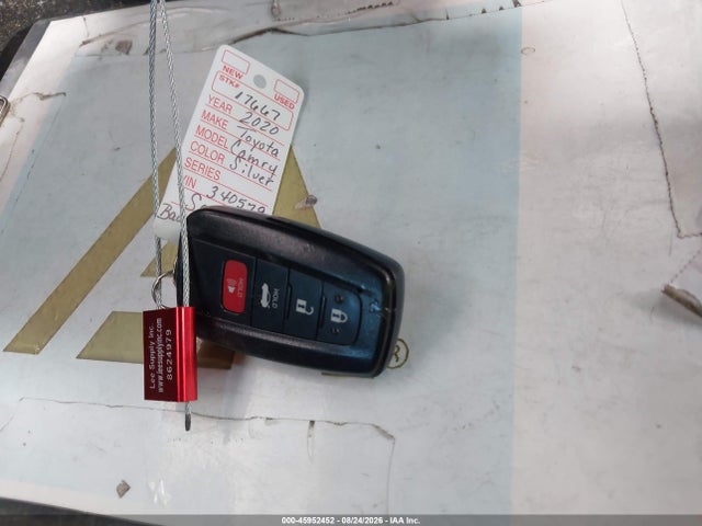 2020 Toyota Camry Xse მანქანა იყიდება აუქციონზე, vin: 4T1K61AK6LU340579, აუქციონის ნომერი: 45952452