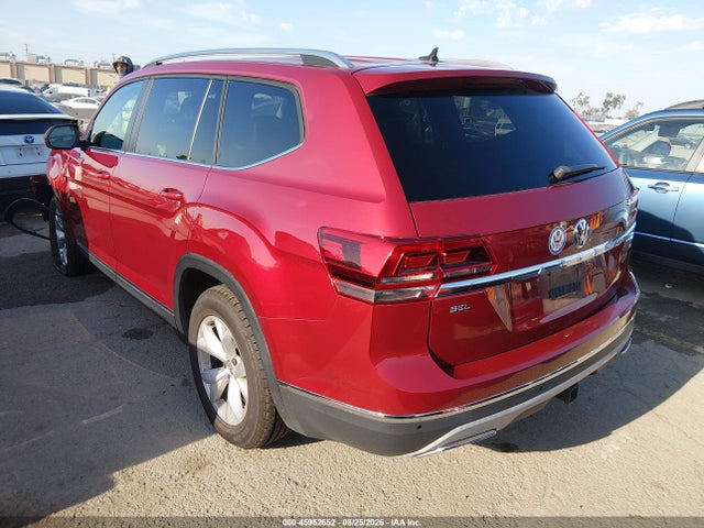 2018 Volkswagen Atlas 3.6l V6 Sel მანქანა იყიდება აუქციონზე, vin: 1V2ER2CA0JC515199, აუქციონის ნომერი: 45952652